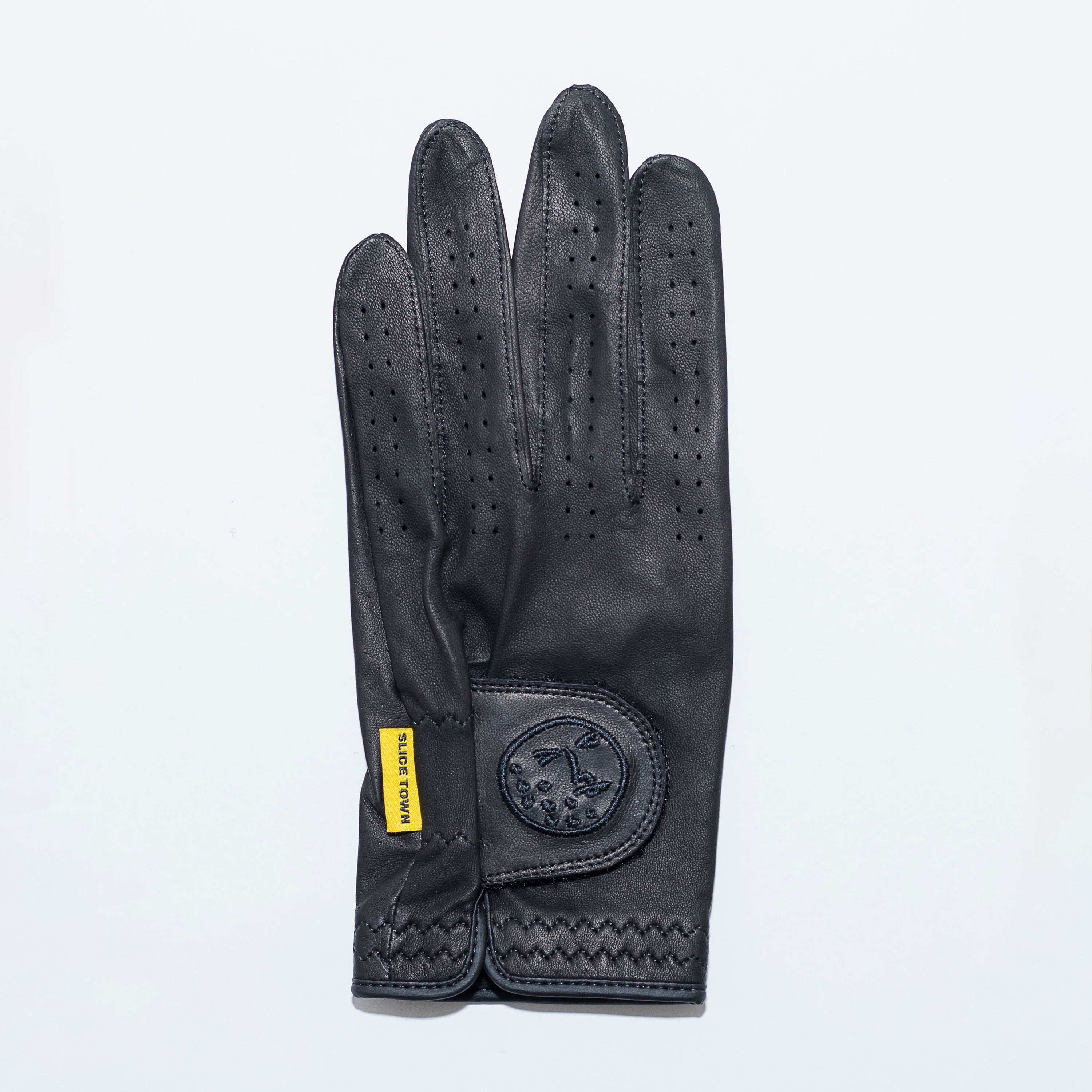 Black Leather Golf Glove