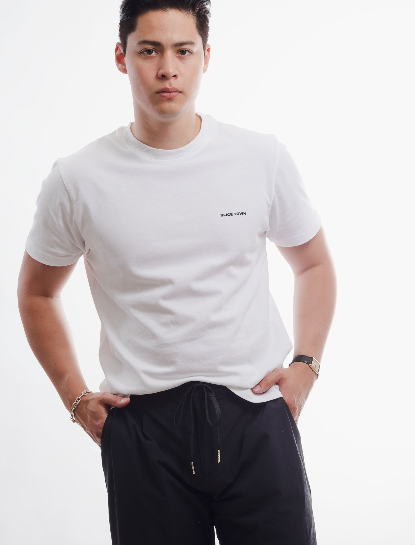 Regular T-shirt, hvid