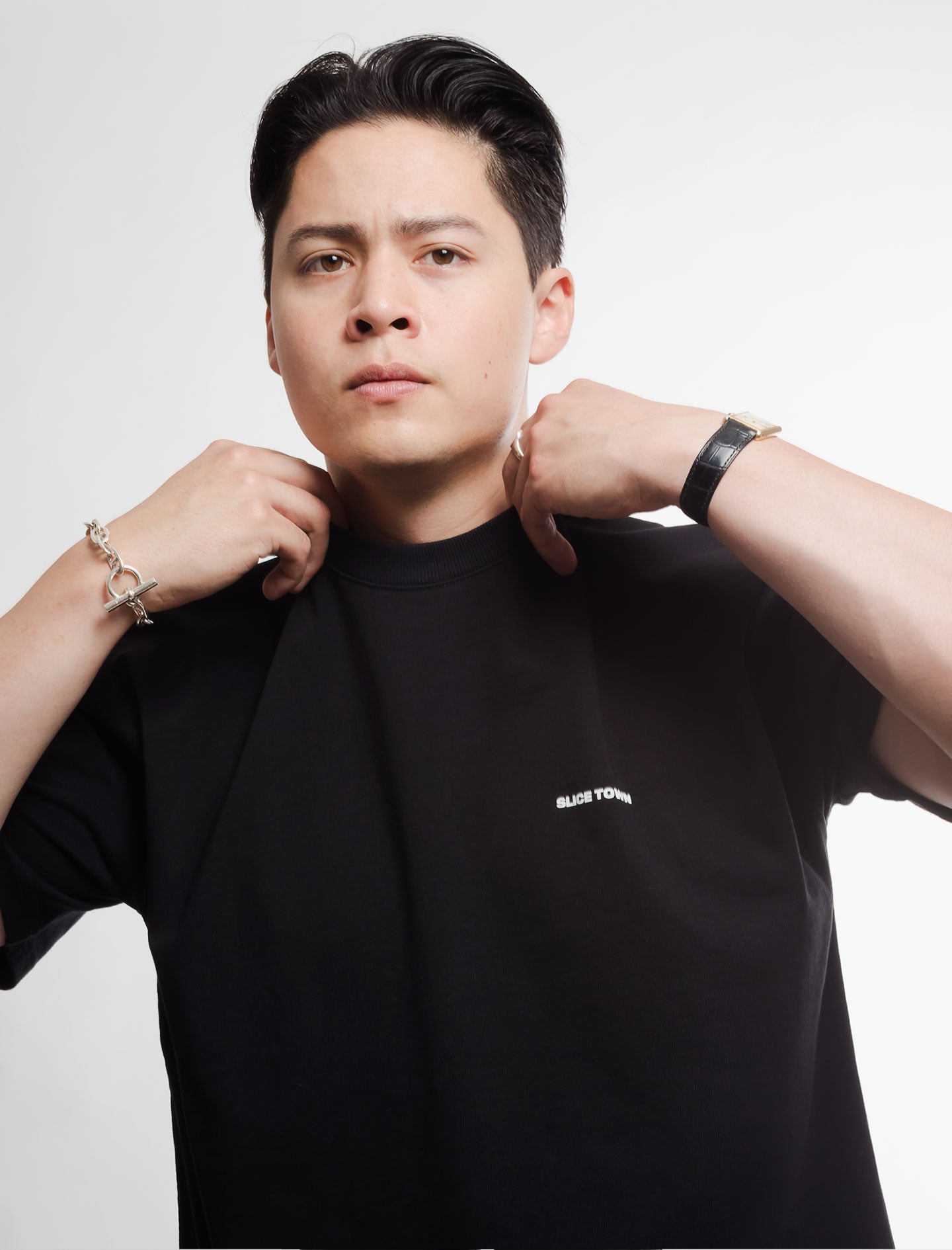 Relaxed Fit T-shirt, Sort