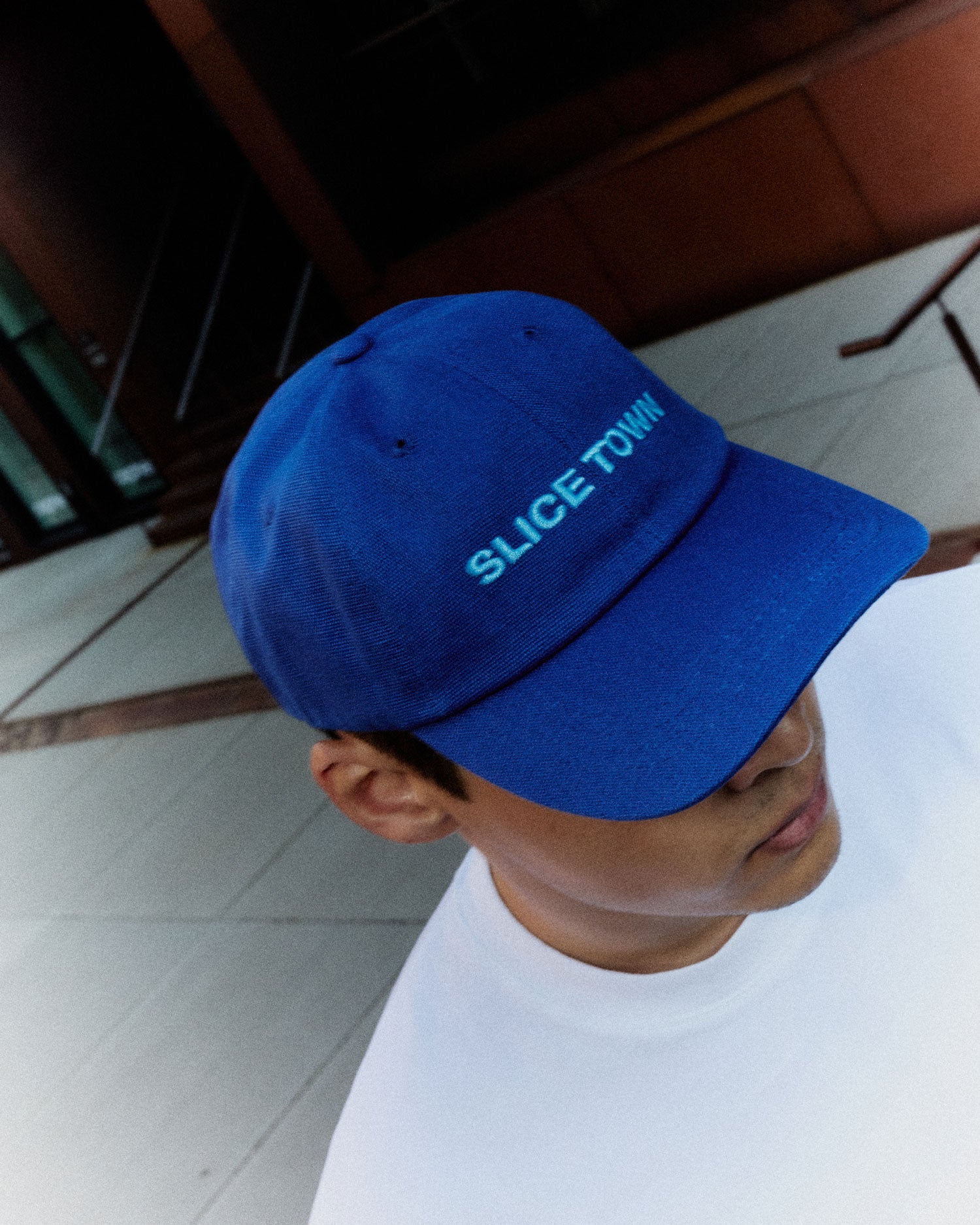 Canvas Logo Cap, Ultramarine Hat - SLICE TOWN