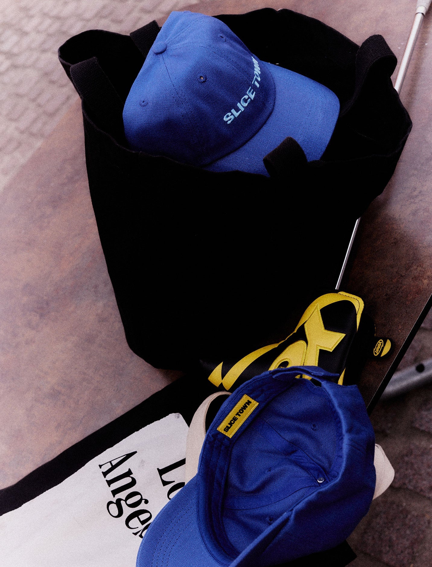 Canvas Logo Cap, Ultramarine Hat - SLICE TOWN