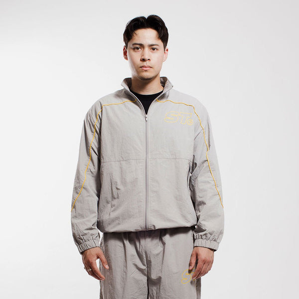 Golf Track Jacket, Slate / Golf Apparel / SLICE TOWN