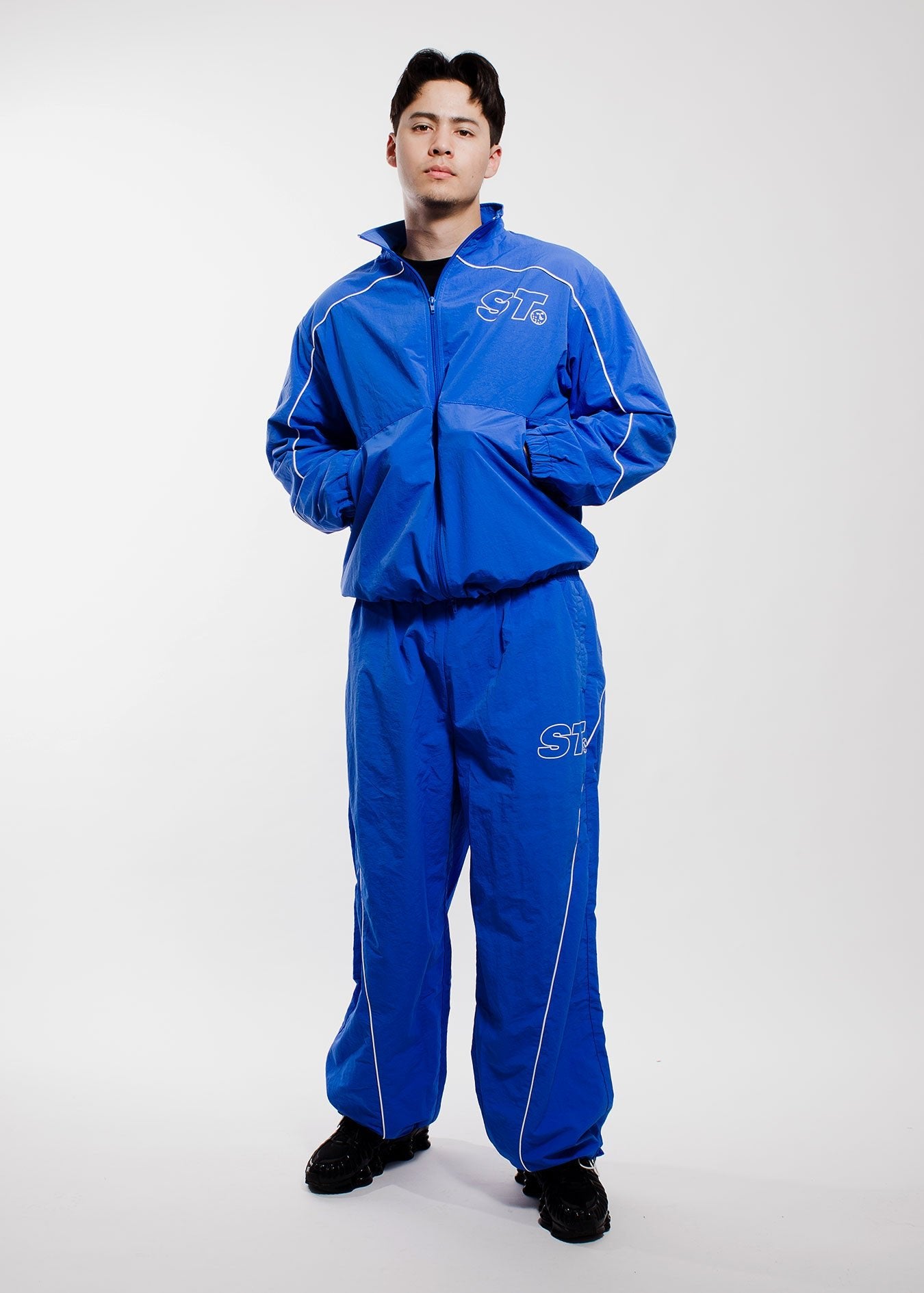 Golf Track Pants, Cobalt Pants- SLICE TOWN