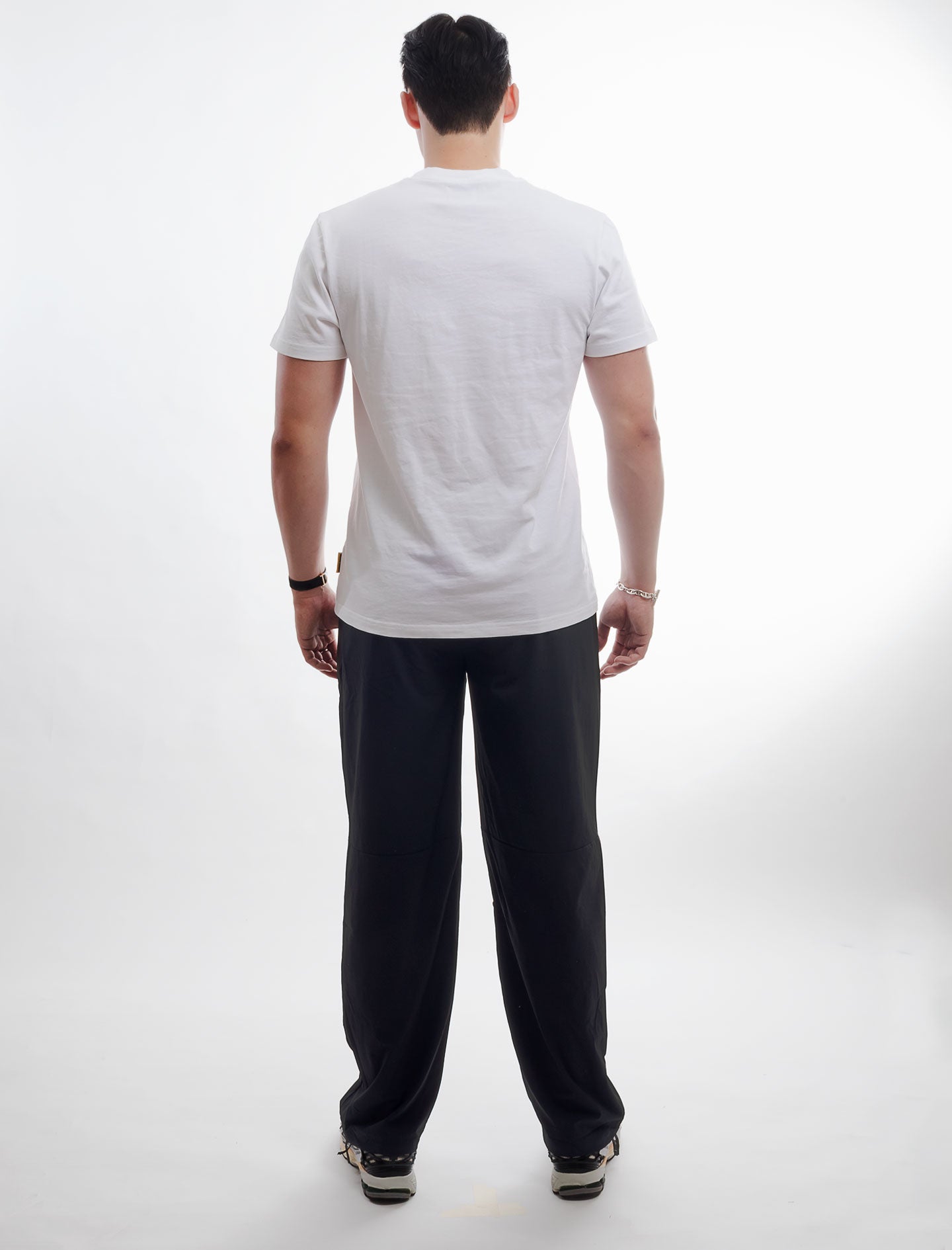 Regular Fit Tee, White T-shirt - SLICE TOWN
