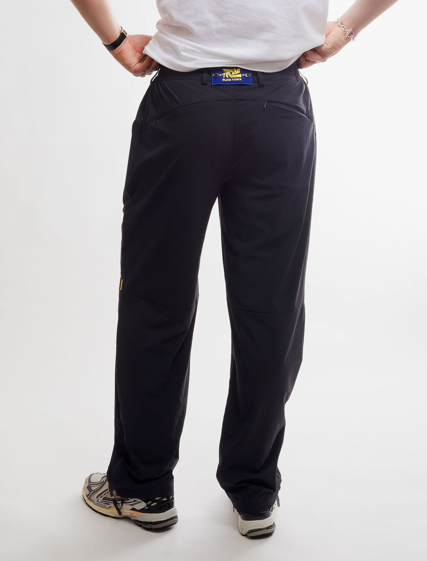 Straight Fit Tech Pants, Dark Navy Pants - SLICE TOWN